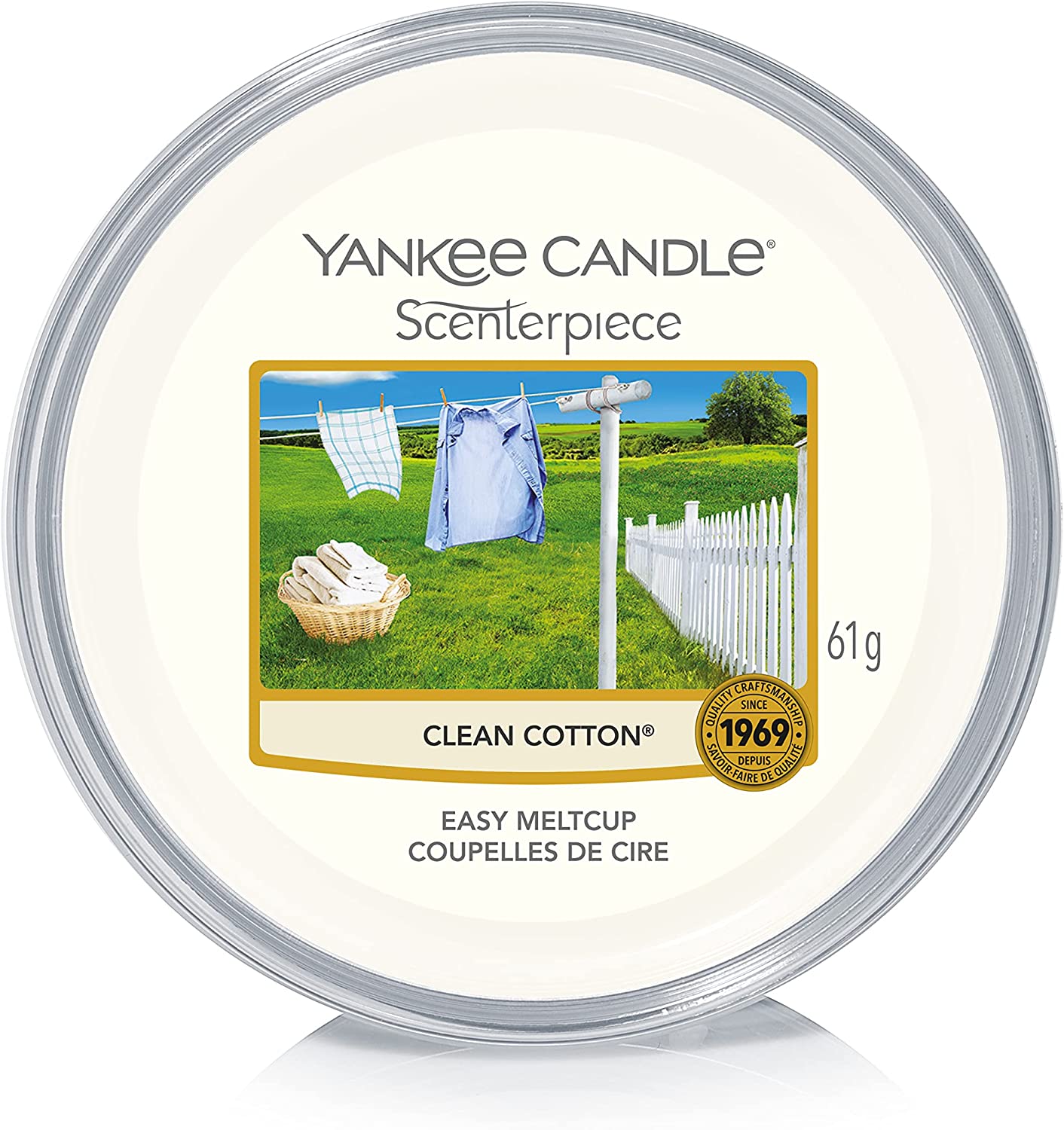 Yankee Candle Scenterpiece Melt Cup Clean Cotton – Website
